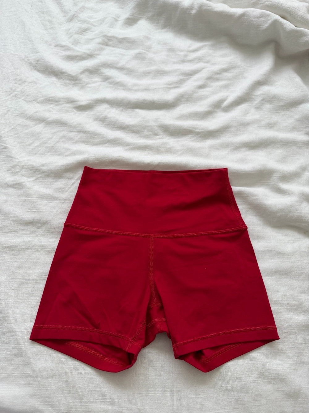 lululemon athletica High-Rise Red Bike Shorts